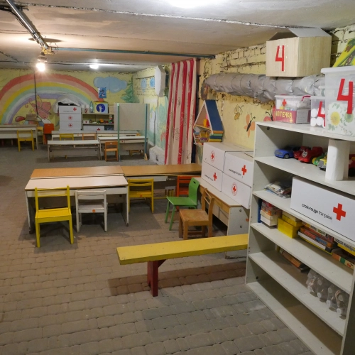 This is a story about the pre-school No 71 in Chernihiv, Ukraine